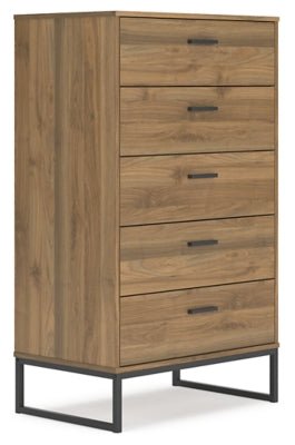 Deanlow Chest of Drawers - Light Brown | Ashley Furniture