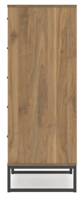 Deanlow Chest of Drawers - Light Brown Accent Chest modern furniture Contempo Furniture