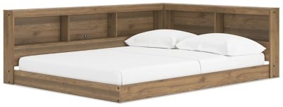 Deanlow Full Bookcase Storage Bed - Light Brown | Ashley Furniture