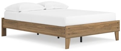 Deanlow Full Platform Bed - Light Brown | Ashley Furniture