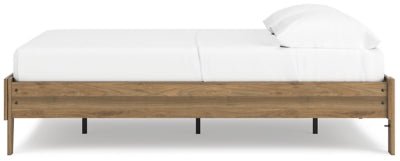 Deanlow Full Platform Bed - Light Brown Platform Bed modern furniture Contempo Furniture