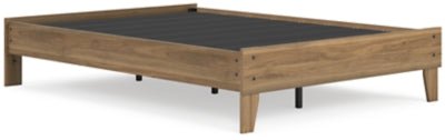 Deanlow Full Platform Bed - Light Brown Platform Bed modern furniture Contempo Furniture