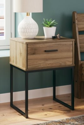 Deanlow Nightstand - Light Brown | Ashley Furniture