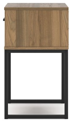 Deanlow Nightstand - Light Brown Accent Nightstand modern furniture Contempo Furniture