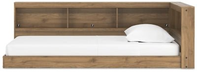Deanlow Twin Bookcase Storage Bed - Light Brown Storage Bed modern furniture Contempo Furniture