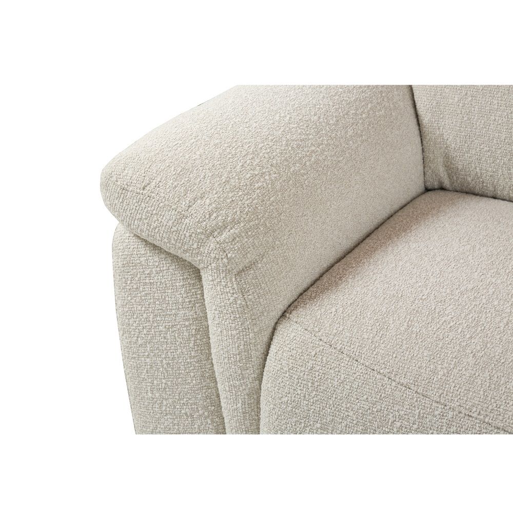 Dayana - Power Motion Sectional Sofa - Beige Boucle