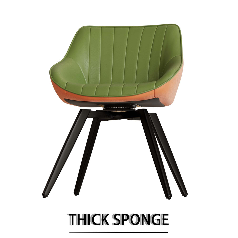 mid-century-modern-3-piece-round-tulip-dining-table-set-in-black-green