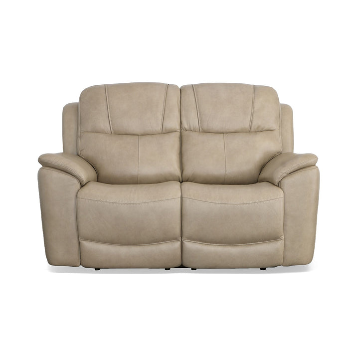 Crew Power Reclining Loveseat With Power Headrests &amp; Lumbar Pebble