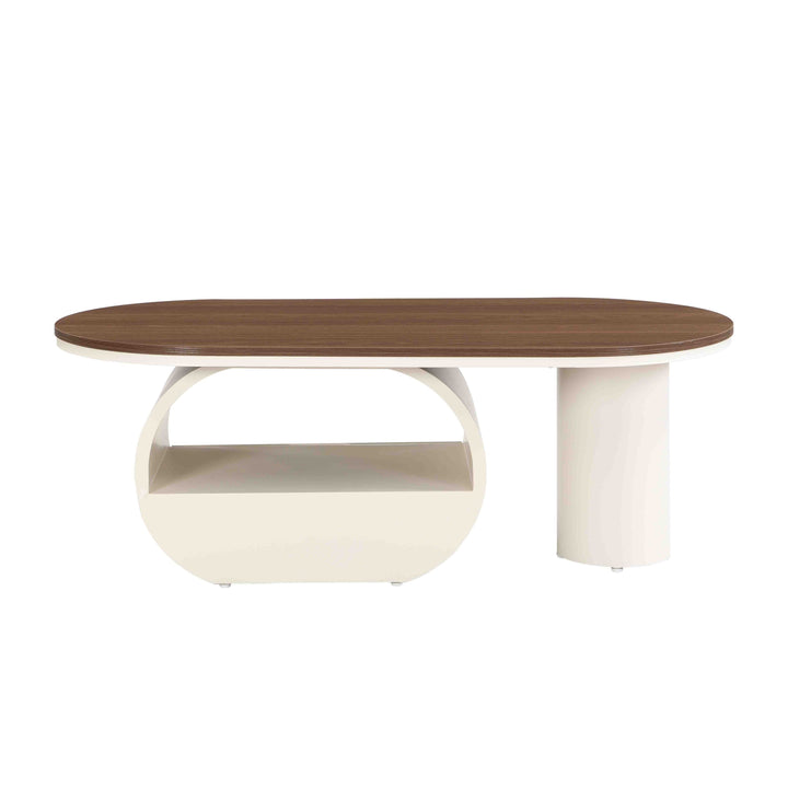 luxury-oval-coffee-table-with-storage-drawer-white-metal-center-table
