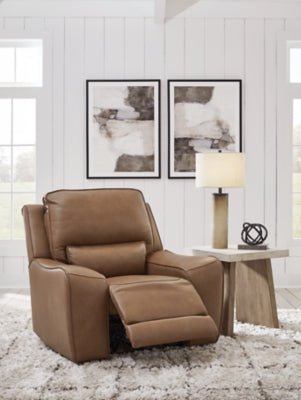 DeepWakes Power Recliner - Light Brown Reclining Chair modern furniture Contempo Furniture
