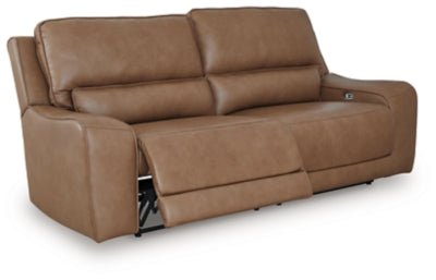 DeepWakes Power Reclining Sofa - Light Brown Reclining Sofa modern furniture Contempo Furniture