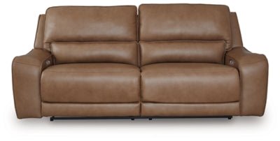 DeepWakes Power Reclining Sofa - Light Brown | Ashley Furniture