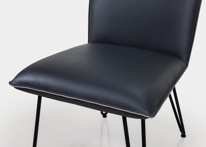 Demi Hairpin Leg Modern Dining Chair in Cobalt (Set of 2) Chair modern furniture Contempo Furniture