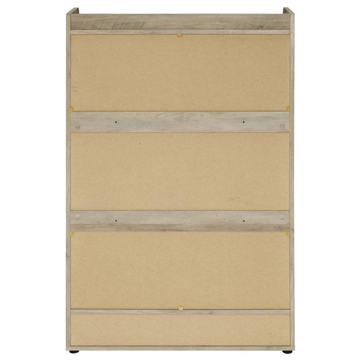 Denia - 3 - Tier Engineered Wood Shoe Cabinet - Gray Shoe Cabinet modern furniture Contempo Furniture
