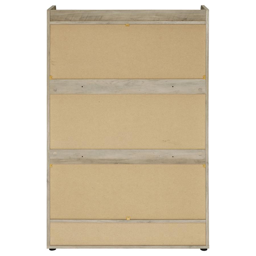Denia - 3 - Tier Engineered Wood Shoe Cabinet - Gray Shoe Cabinet modern furniture Contempo Furniture