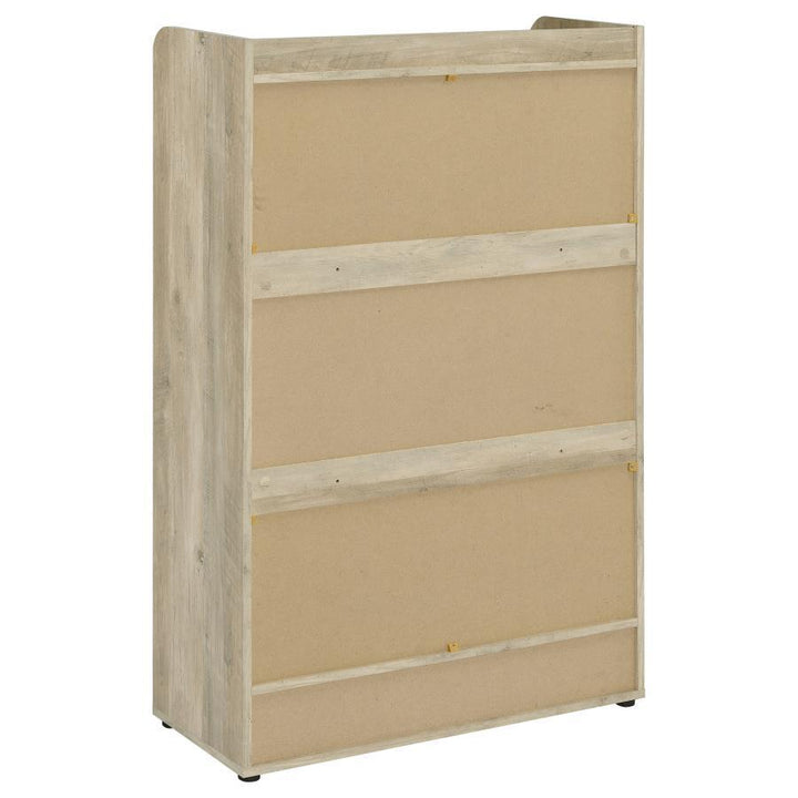 Denia - 3 - Tier Engineered Wood Shoe Cabinet - Gray Shoe Cabinet modern furniture Contempo Furniture