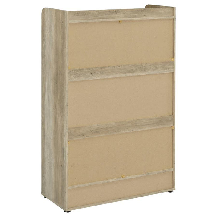 Denia - 3 - Tier Engineered Wood Shoe Cabinet - White Shoe Cabinet modern furniture Contempo Furniture