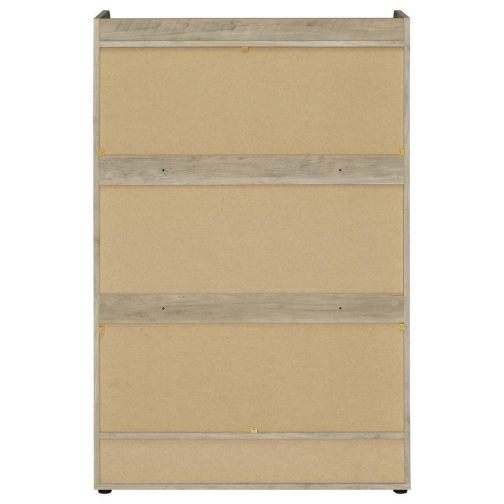Denia - 3 - Tier Engineered Wood Shoe Cabinet - White Shoe Cabinet modern furniture Contempo Furniture
