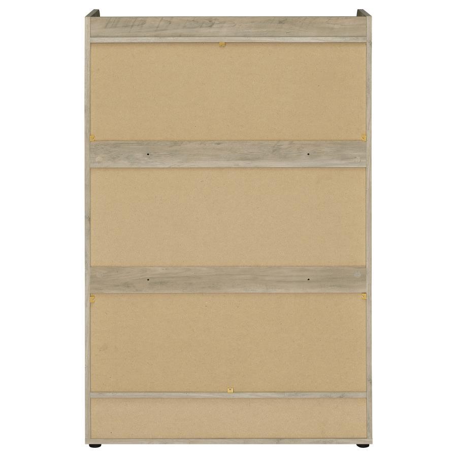 Denia - 3 - Tier Engineered Wood Shoe Cabinet - White Shoe Cabinet modern furniture Contempo Furniture
