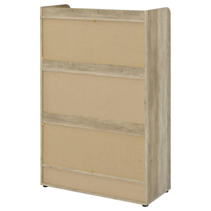 Denia - 3 - Tier Engineered Wood Shoe Cabinet - White Shoe Cabinet modern furniture Contempo Furniture