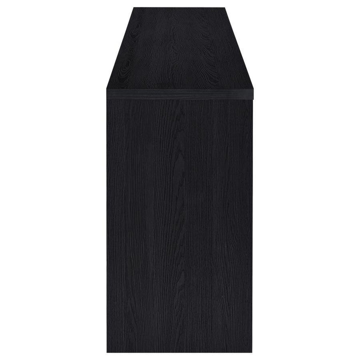 Denison - 79" 4 - Door TV Stand Media Console - Black TV Stand modern furniture Contempo Furniture