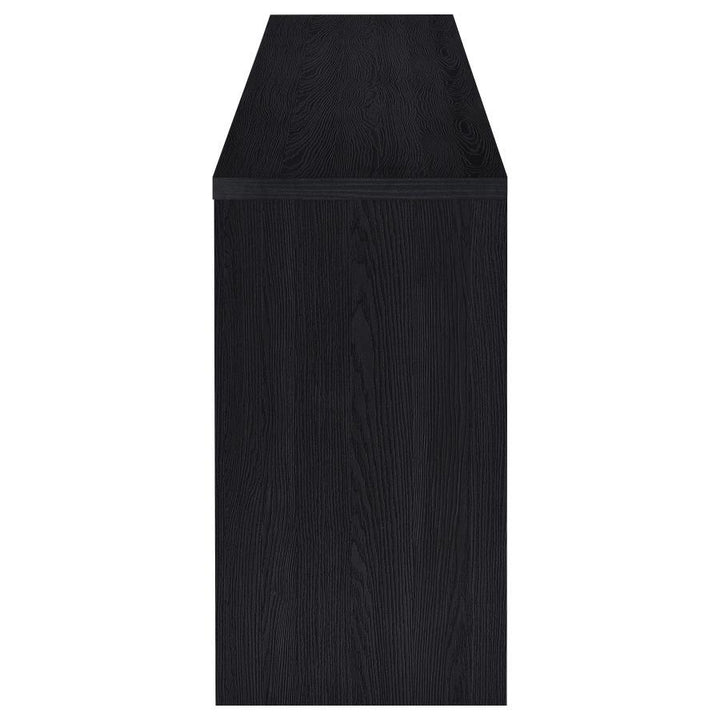 Denison - 79" 4 - Door TV Stand Media Console - Black TV Stand modern furniture Contempo Furniture