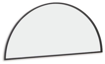 Denlow Accent Mirror - Black Accent Mirror modern furniture Contempo Furniture