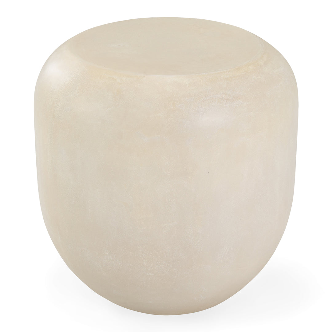 Denny - Modern Beige Fiberform End Table