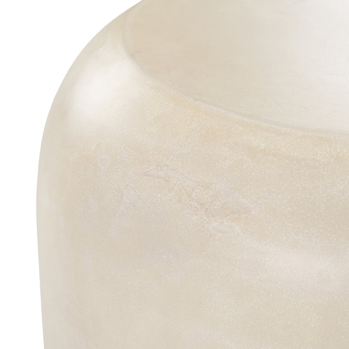 Denny - Modern Beige Fiberform End Table