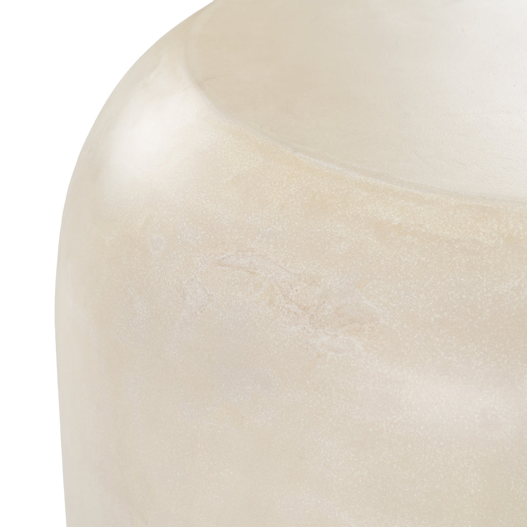 Denny - Modern Beige Fiberform End Table