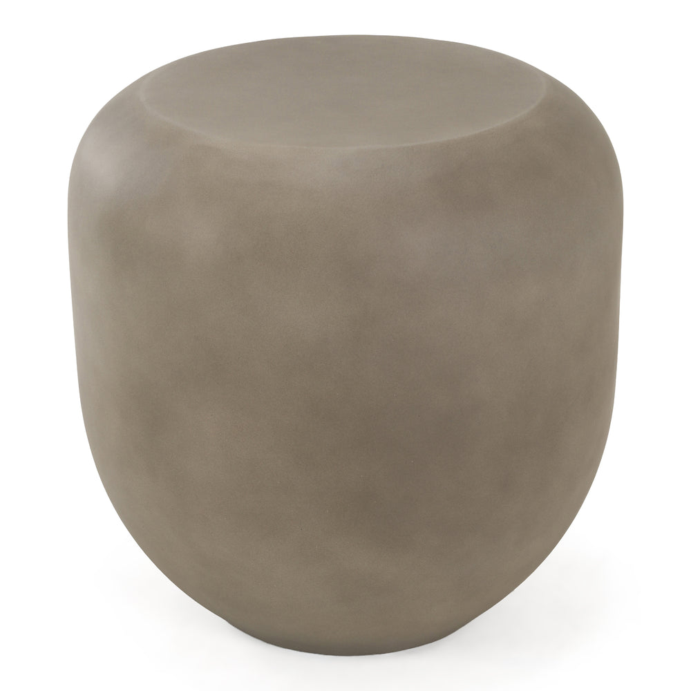 Denny - Modern Grey Fiberform End Table