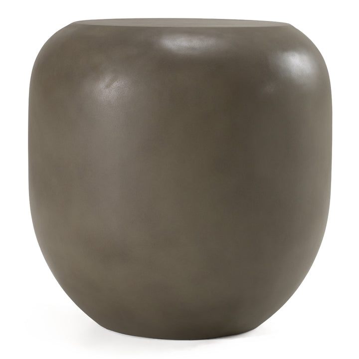 Denny  Modern Grey Contrete End Table
