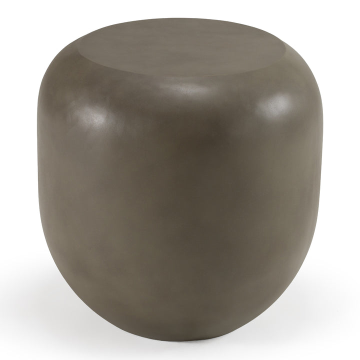 Denny  Modern Grey Contrete End Table