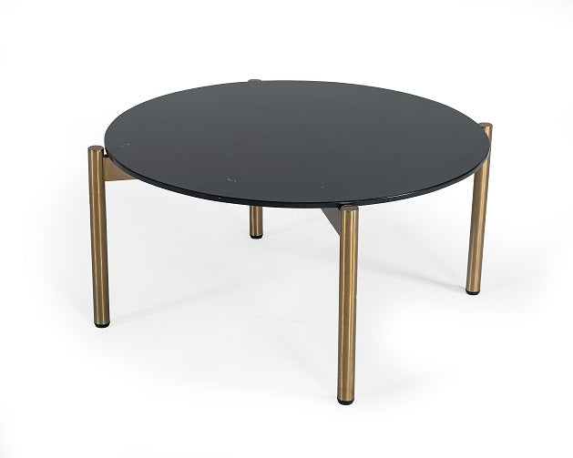 Denzel - Black Marble  Gold Coffee Table
