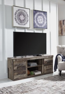 Derekson 60" TV Stand - Dark Gray | Ashley Furniture