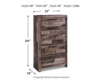 Derekson Chest of Drawers - Dark Gray Accent Chest modern furniture Contempo Furniture