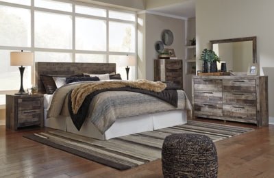 Derekson Dresser - Dark Gray Dresser modern furniture Contempo Furniture