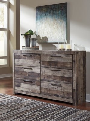 Derekson Dresser - Dark Gray Dresser modern furniture Contempo Furniture