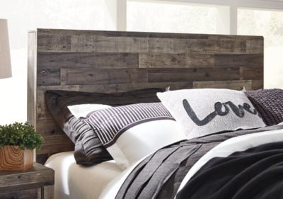 Derekson Full Panel Headboard - Dark Gray Panel Headboards modern furniture Contempo Furniture