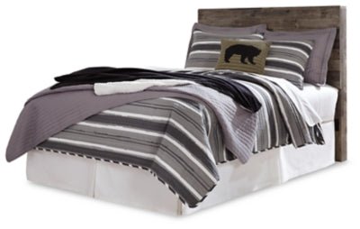 Derekson Full Panel Headboard - Dark Gray Panel Headboards modern furniture Contempo Furniture
