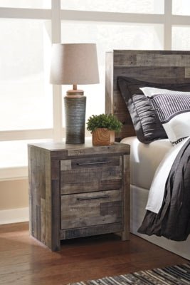 Derekson Nightstand - Dark Gray Accent Nightstand modern furniture Contempo Furniture