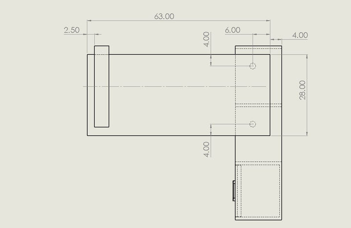 Boston Modern Glass & Faux Concrete Reversible Desk