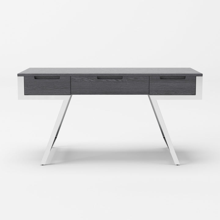Dessart  Modern Elm Grey Office Desk