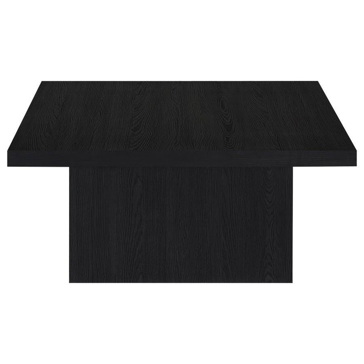 Devar - 2 Piece Square Cocktail Coffee End Table Set - Black Table Set modern furniture Contempo Furniture
