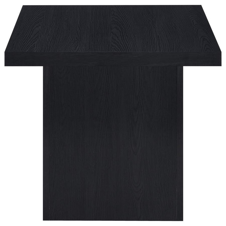 Devar - 2 Piece Square Cocktail Coffee End Table Set - Black Table Set modern furniture Contempo Furniture