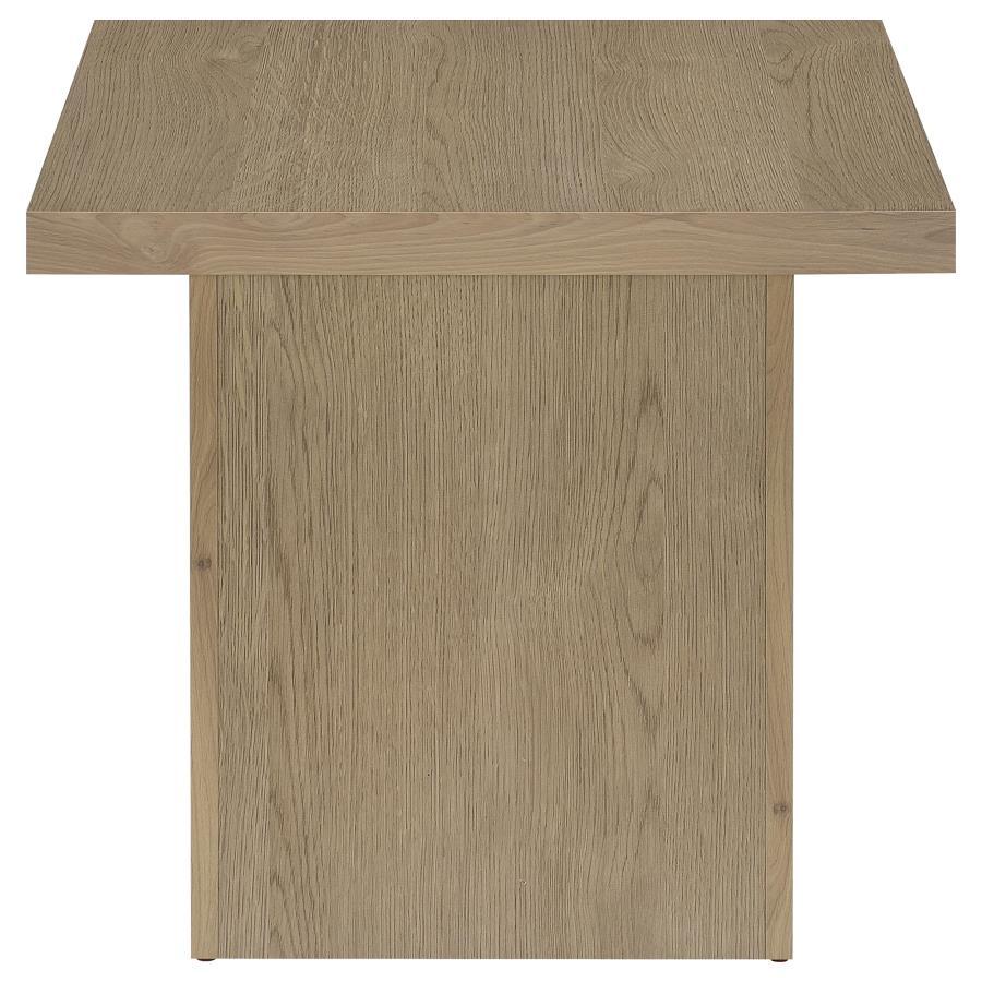 Devar - 2 Piece Square Cocktail Coffee End Table Set - Latte Table Set modern furniture Contempo Furniture