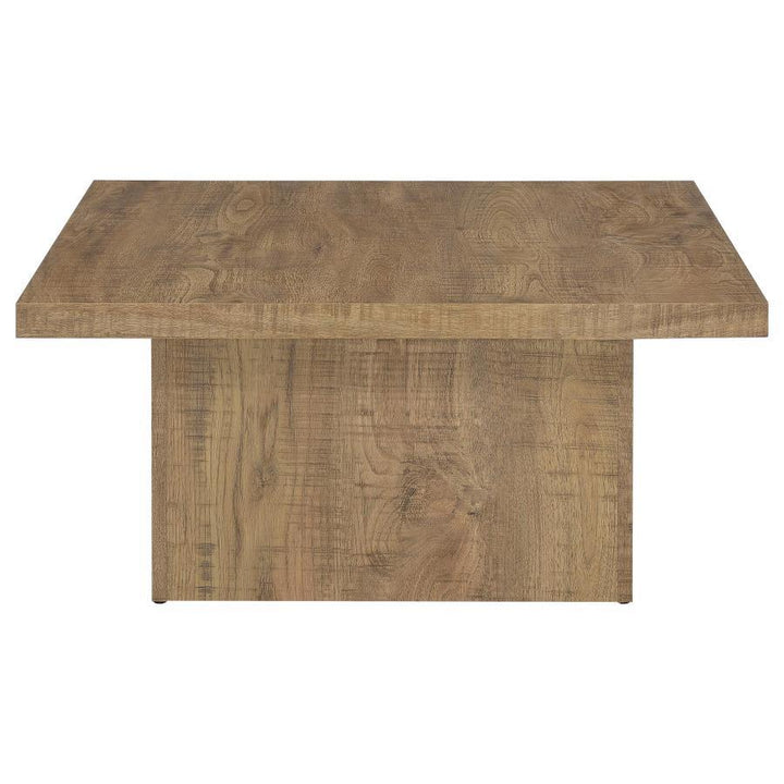 Devar - 3 Piece Square Coffee And End Table Set - Mango Table Set modern furniture Contempo Furniture