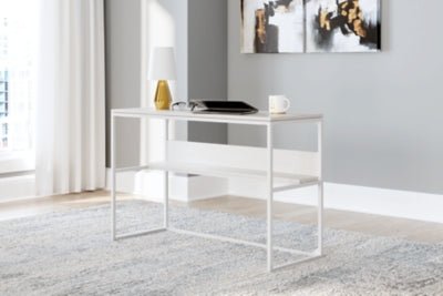 Deznee Home Office Desk - White Computer Desks modern furniture Contempo Furniture