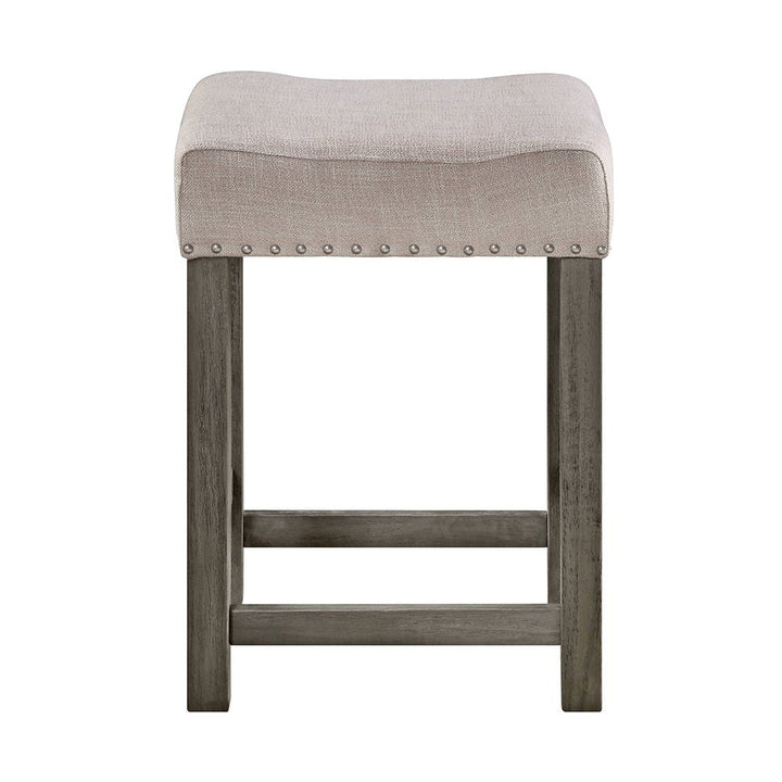 wandella-4-piece-counter-height-table-set-with-usb-beige-fabric-marble-top-weathered-gray