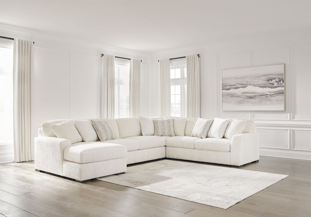 Chessington - 4-Piece Sectional With Laf Corner Chaise - Ivory by Ashley Furniture product image
